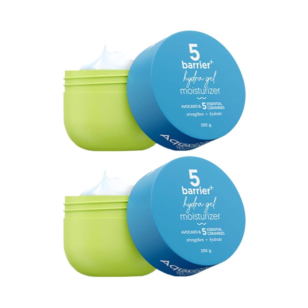 Aqualogica Hydra Gel Moisturizer 5 Ceramides & Avocado - Pack of 2 Combo - Aqualogica