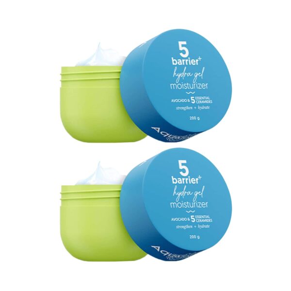 Aqualogica Hydra Gel Moisturizer 5 Ceramides & Avocado - Pack of 2 Combo - Aqualogica
