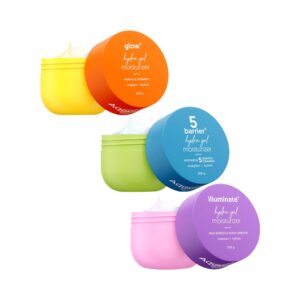 Aqualogica Hydra Gel Moisturizer -Glow + Illuminate + Barrier Pack of 3 Combo - Aqualogica