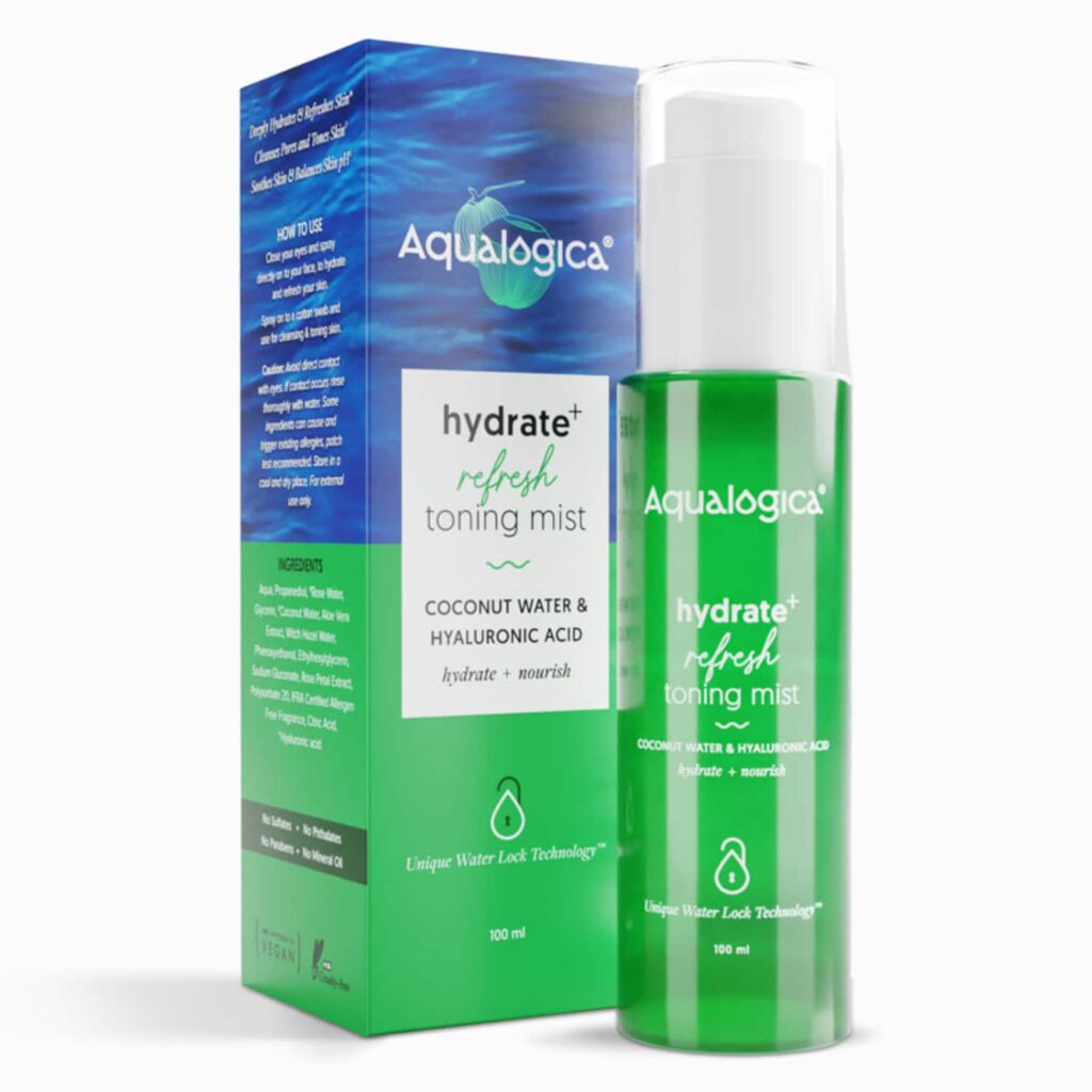 Aqualogica Hydrate+ Refresh Toning Mist (100ml) - Aqualogica