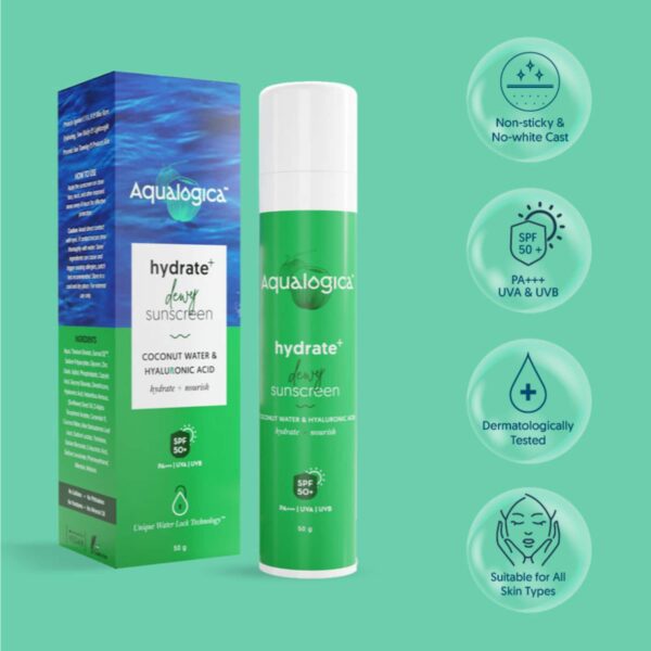 Aqualogica Hydrate+ Sunscreen (50g) - Aqualogica