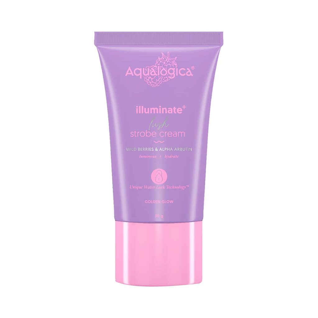 Aqualogica Iiiuminate+ Lush Strobe Cream with Wild Berries & Alpha Arbutin (30g) - Aqualogica