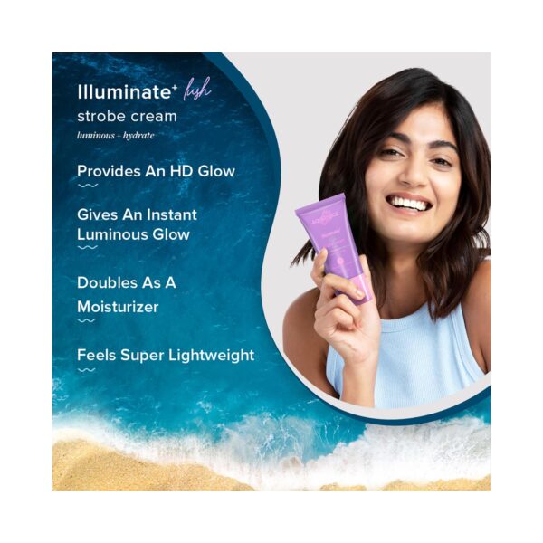 Aqualogica Iiiuminate+ Lush Strobe Cream with Wild Berries & Alpha Arbutin (30g) - Aqualogica