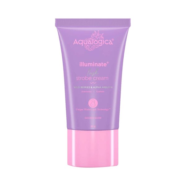 Aqualogica Iiiuminate+ Lush Strobe Cream with Wild Berries & Alpha Arbutin (30g) - Aqualogica