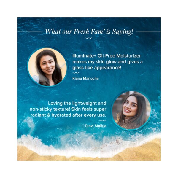Aqualogica Illuminate+ Oil Free Moisturizer With Wild Berries And Alpha Arbutin (100g) - Aqualogica
