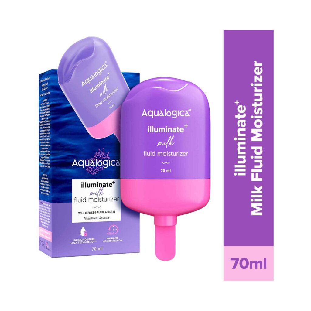 Aqualogica Llluminate + Milk Fluid Moisturizer (70 ml) - Aqualogica
