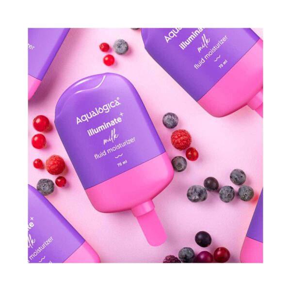 Aqualogica Llluminate + Milk Fluid Moisturizer (70 ml) - Aqualogica