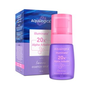 Aqualogica lluminate + 20x Alpha Arbutin Luminous Essence Serum (50 ml) - Aqualogica