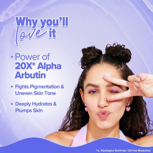 Aqualogica lluminate + 20x Alpha Arbutin Luminous Essence Serum (50 ml) - Aqualogica