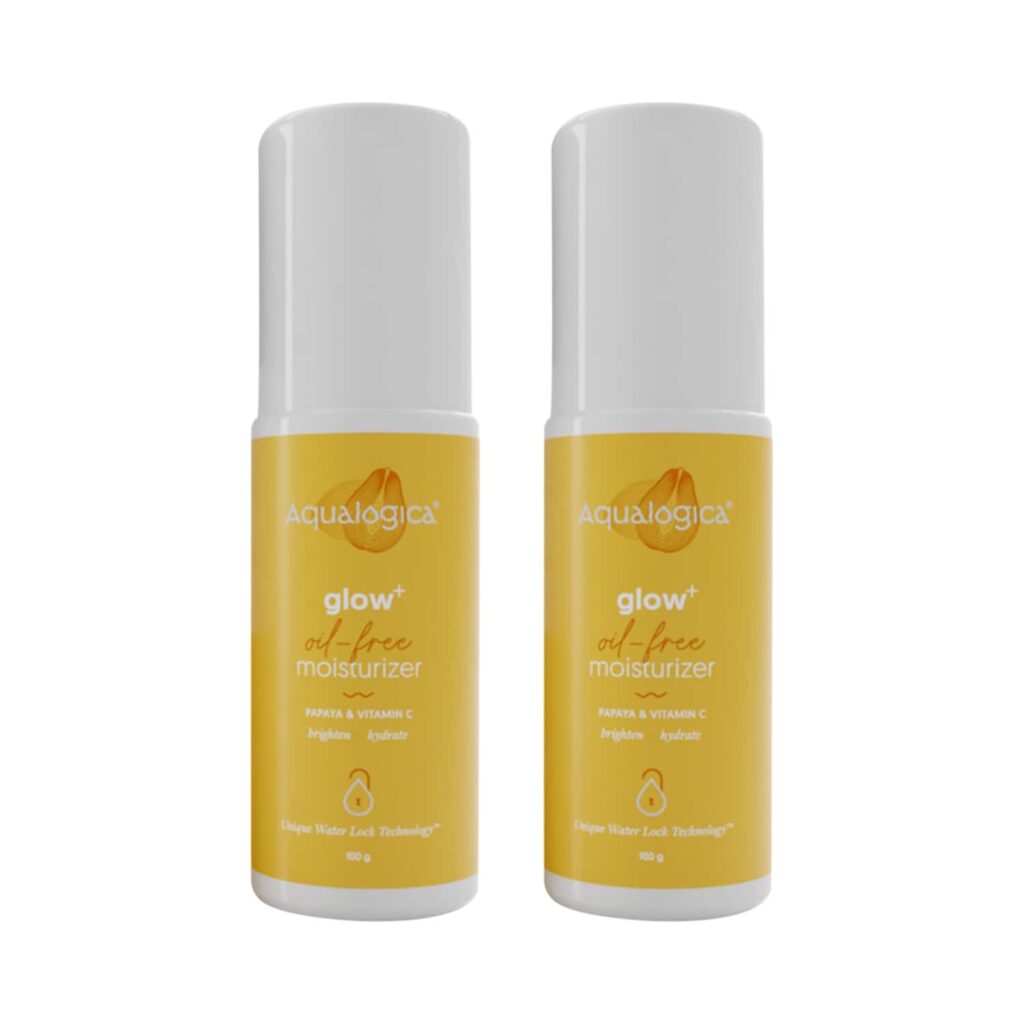 Aqualogica Pack of 2 Glow+ Oil Free Moisturizer Combo - Aqualogica