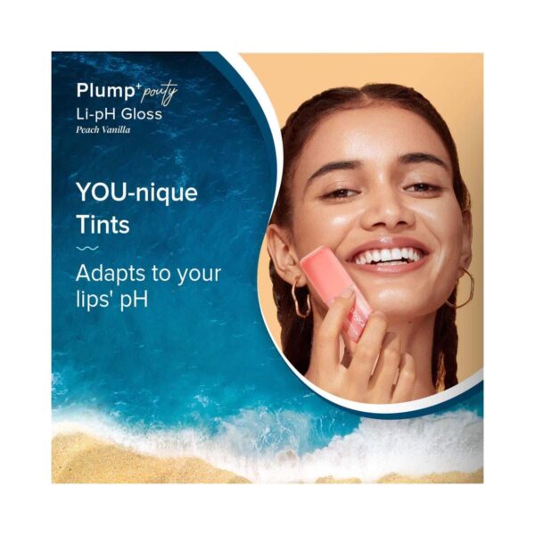 Aqualogica Plump + Pouty Li-PH Gloss - Peach Vanilla - Pack of 2 Combo - Aqualogica