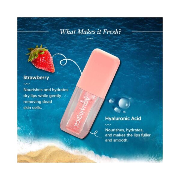 Aqualogica Plump + Pouty Li-PH Gloss - Peach Vanilla - Pack of 2 Combo - Aqualogica