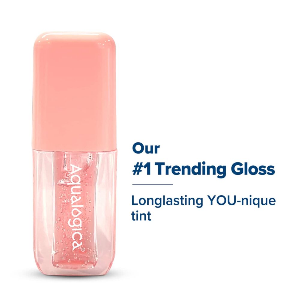 Aqualogica Plump+ Pouty Li-Ph Lip Gloss - Peach Vanilla (5 ml) - Aqualogica