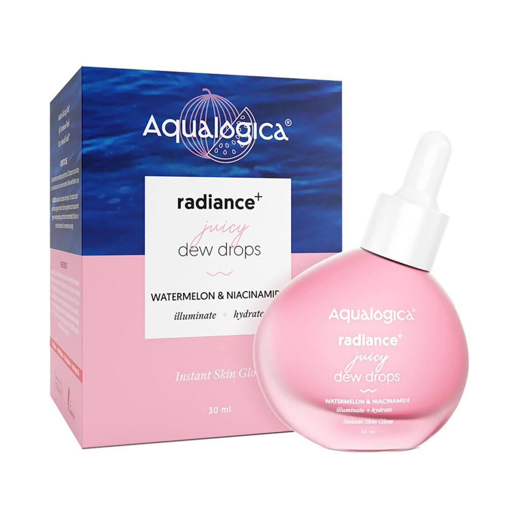 Aqualogica Radiance+ Juicy Dew Drops with Watermelon & Niacinamide (30 ml) - Aqualogica