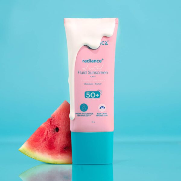 Aqualogica Radiance+ Oil Control Fluid Sunscreen (50 g) - Aqualogica