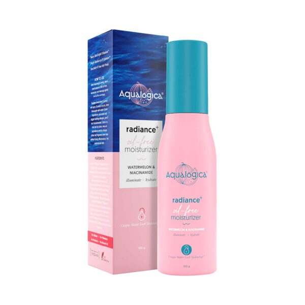 Aqualogica Radiance+ Oil Free Moisturizer With Watermelon And Niacinamide (100g) - Aqualogica
