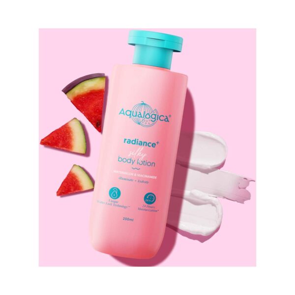 Aqualogica Radiance+ Silky Body Lotion (200 ml) - Aqualogica