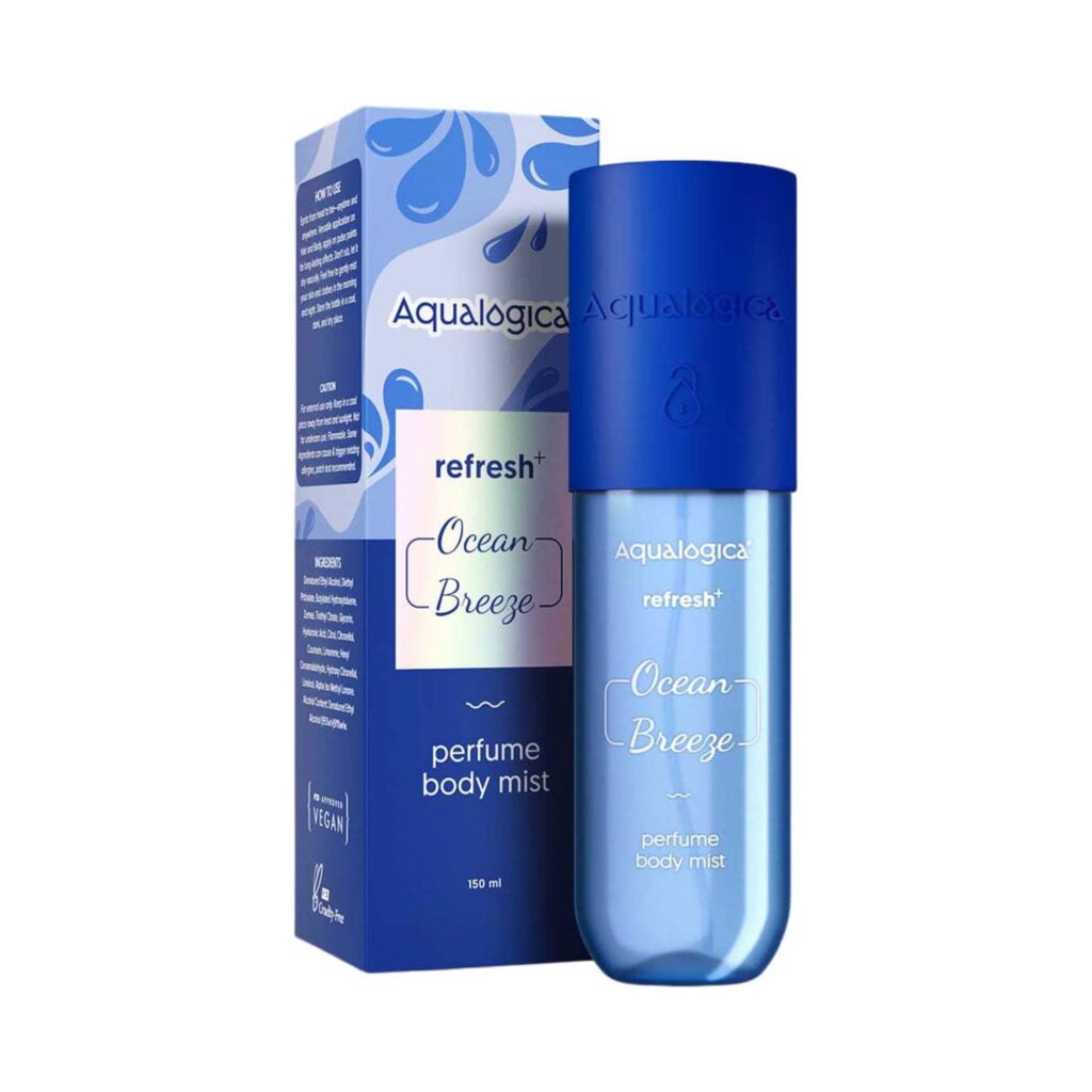 Aqualogica Refresh + Ocean Breeze Perfume Body Mist (150 ml) - Aqualogica