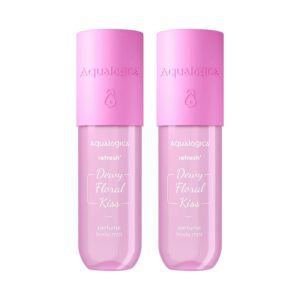 Aqualogica Refresh+ Perfume Body Mist - Dewy Floral Kiss -Pack of 2 Combo - Aqualogica