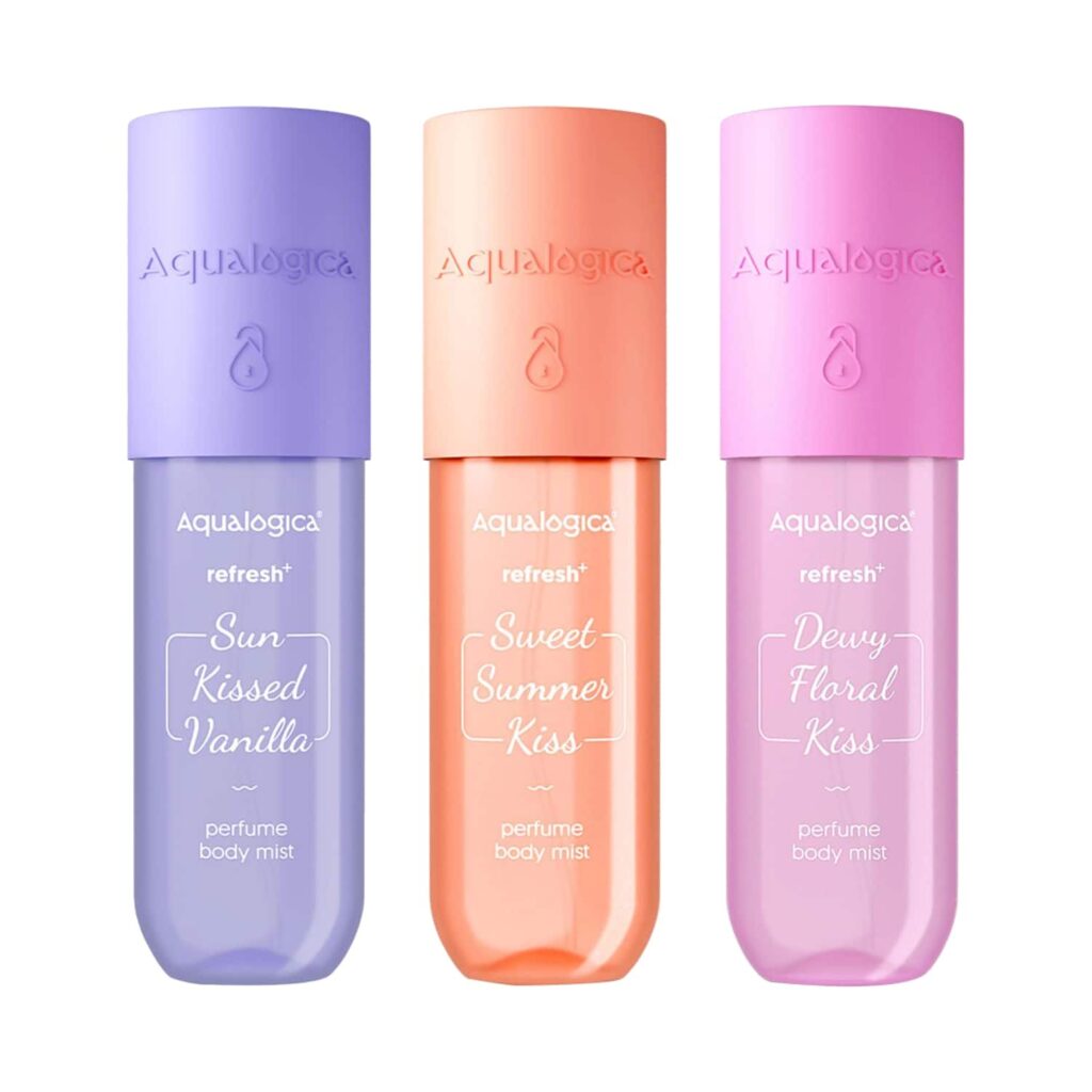Aqualogica Refresh+ Perfume Body Mist - Pack of 3 Combo - Aqualogica