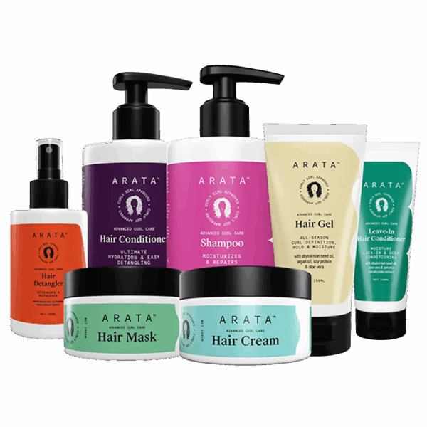 Arata Advanced Curl Care Complete Regime Combo (7Pcs) - Arata
