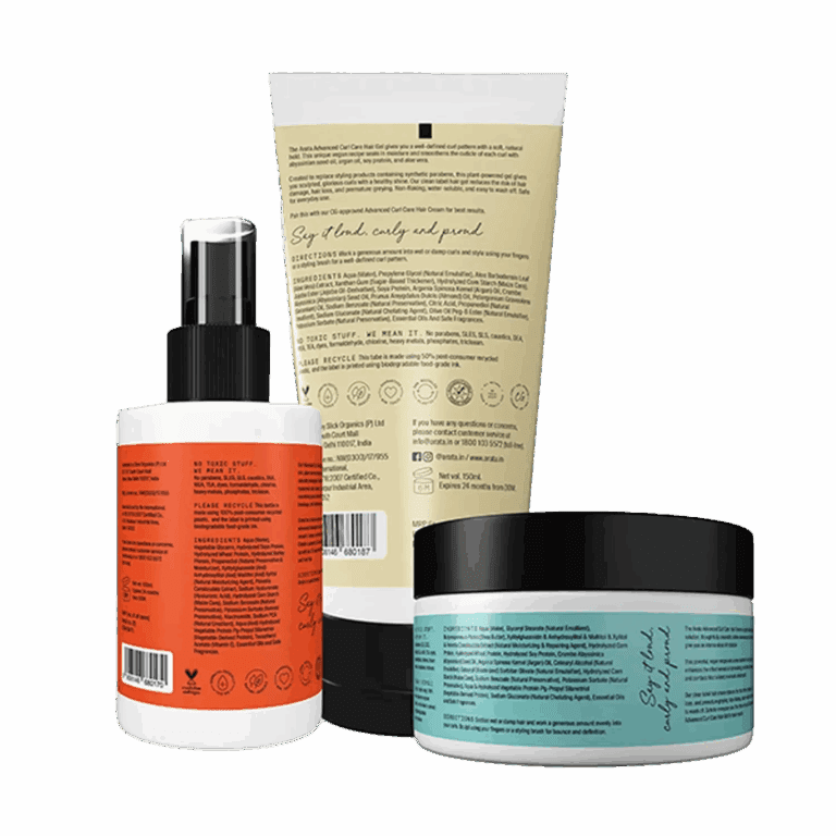 Arata Advanced Curl Care Hair Detangler Cream And Gel (3Pcs) - Arata