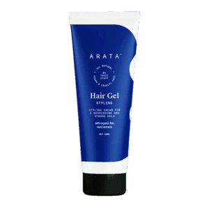Arata Natural Hair Gel for Styling, Shaping, Strong Hold (50 ml) - Arata