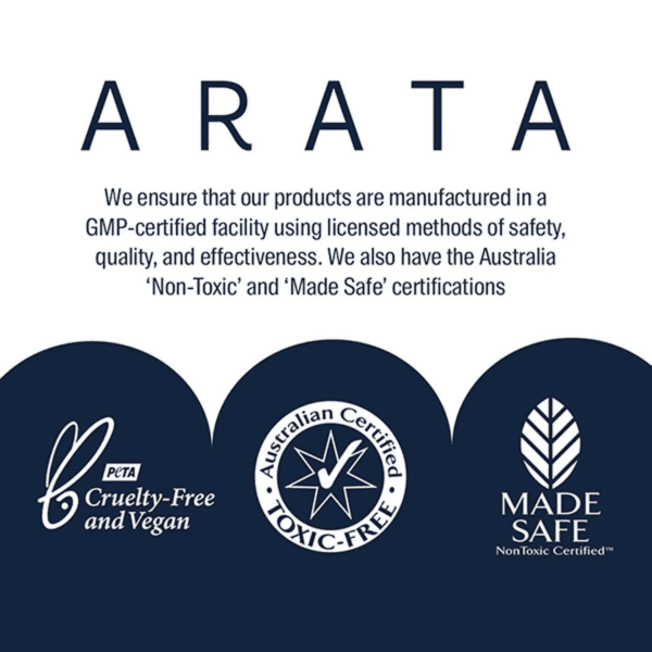 Arata Natural Hair Gel for Styling, Shaping, Strong Hold (50 ml) - Arata