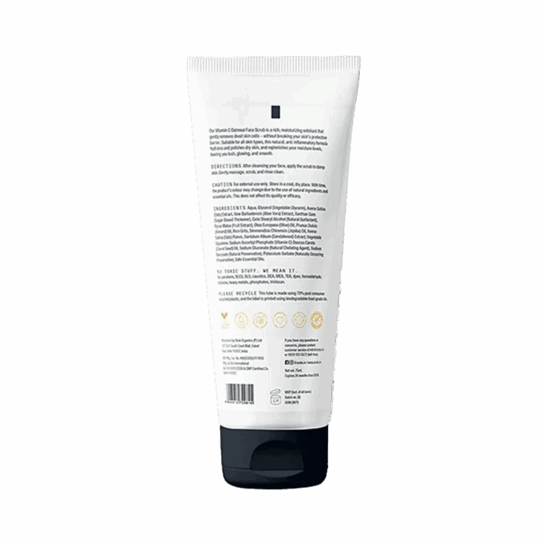 Arata Vitamin C Oatmeal Face Scrub (75ml) - Arata