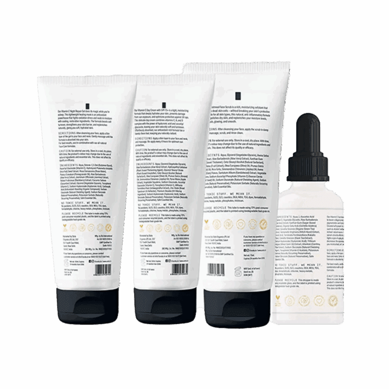Arata Vitamin C Overnight Face Care Regime (4Pcs) - Arata