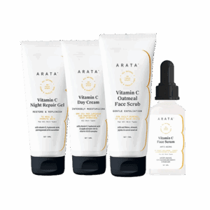 Arata Vitamin C Overnight Face Care Regime (4Pcs) - Arata