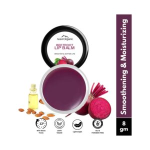Aravi Organic Lip Lightening Beetroot Lip Balm For Nourishing & Soft Glossy Lips (8 g) - Aravi Organic