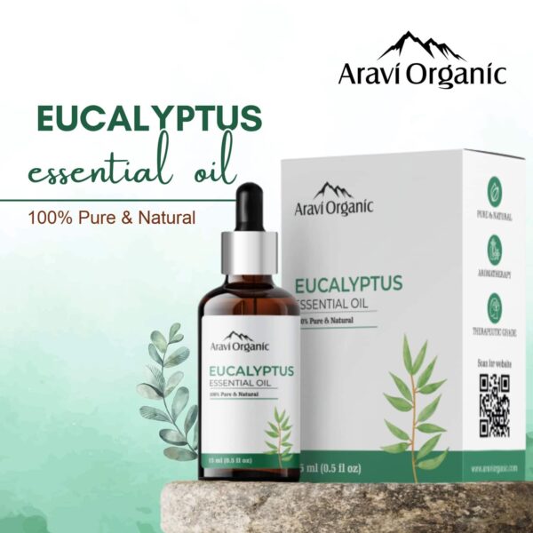 Aravi Organic Nilgiri Eucalyptus Essential Oil (15ml) - Aravi Organic