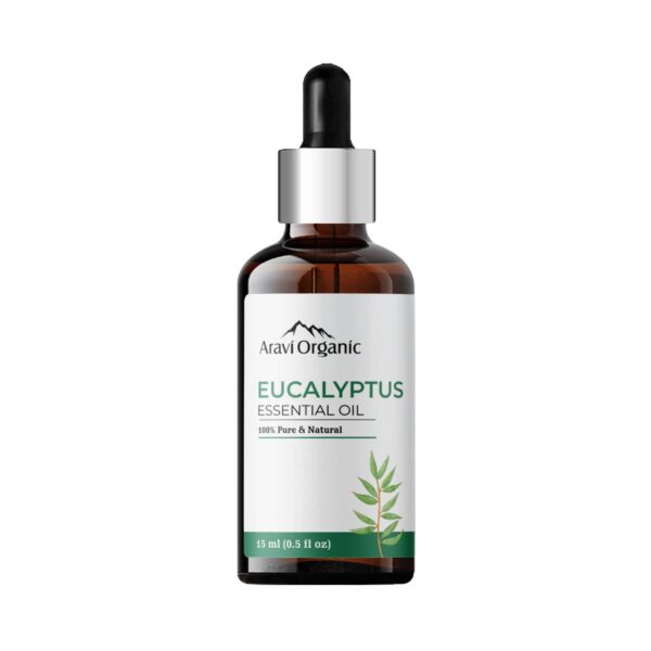 Aravi Organic Nilgiri Eucalyptus Essential Oil (15ml) - Aravi Organic