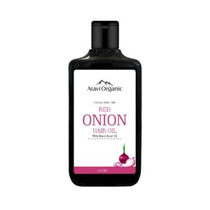 Aravi Organic Onion Hair Growth Oil (200ml) - Aravi Organic