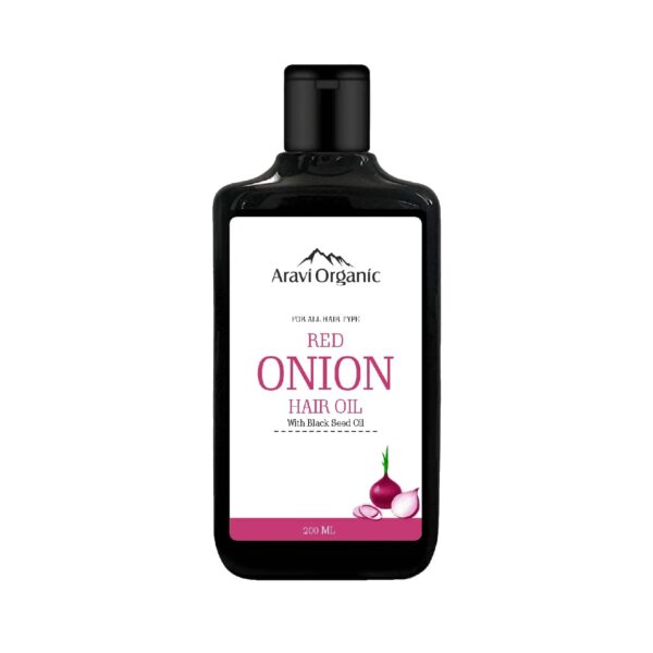 Aravi Organic Onion Hair Growth Oil (200ml) - Aravi Organic
