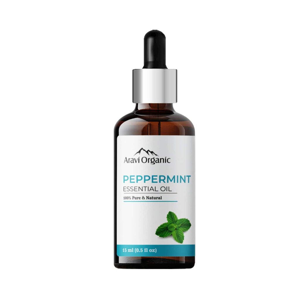 Aravi Organic Peppermint Essential Oil (15ml) - Aravi Organic