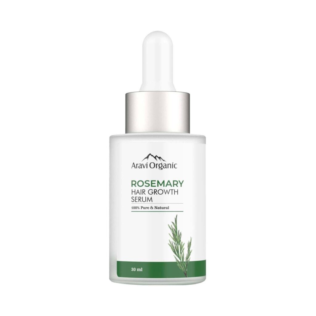 Aravi Organic Rosemary Boosts Hair Growth Serum with Biotin (30 ml) - Aravi Organic
