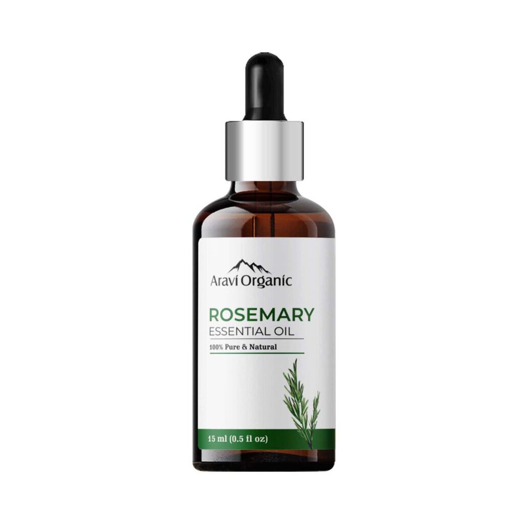 Aravi Organic Rosemary Essential Oil (15ml) - Aravi Organic