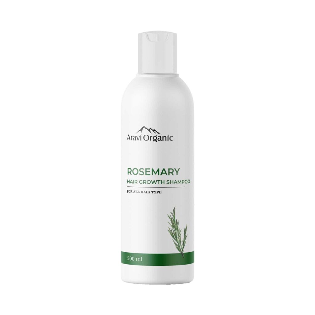 Aravi Organic Rosemary Hair Growth Shampoo For Healthy Hair & Nourish Your Scalp (200 ml) - Aravi Organic