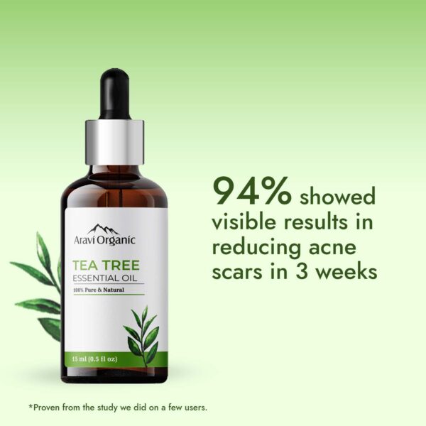 Aravi Organic Tea Tree Essential Oil (15ml) - Aravi Organic