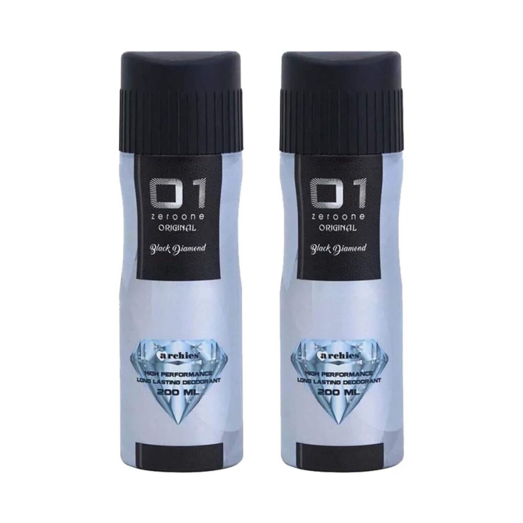 Archies Parfum 01 Original Black Diamond Deodorant Combo (2Pcs) - Archies Parfum