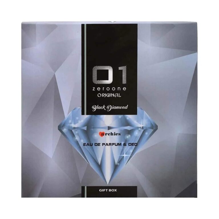 Archies Parfum 01 Original Black Diamond Eau De Toilette and Deodorant (2Pcs) - Archies Parfum