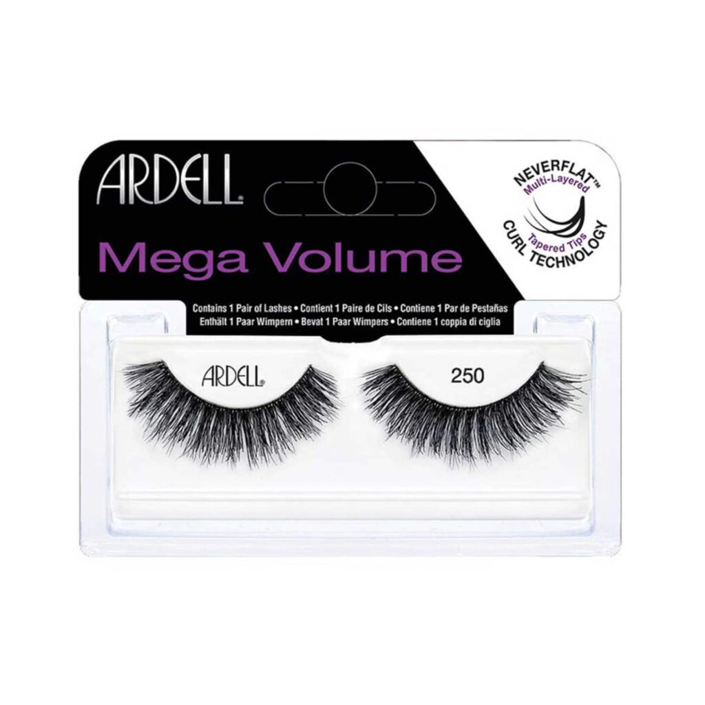 Ardell Mega Volume Eyelashes 250 Black - 65848 (1 Pair) - Ardell