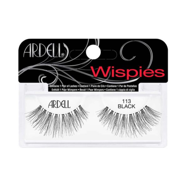 Ardell Wispies Eyelashes 113 Black - 61310 (1 Pair) - Ardell