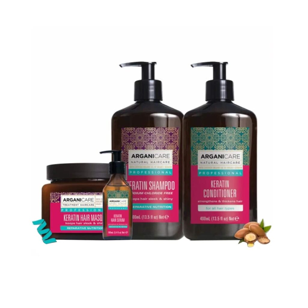 Arganicare Natural Color Care Luxury Treatment Set - (4Pcs) - Arganicare