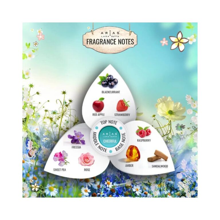 Arias By Lara Dutta Cheerful Perfume Body Spray (150ml) - Arias By Lara Dutta