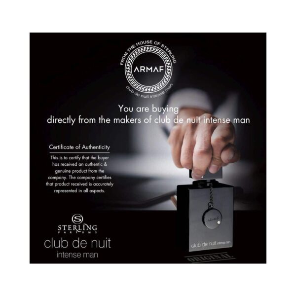 Armaf Club De Nuit Intense Eau De Toilette (105ml) - Armaf