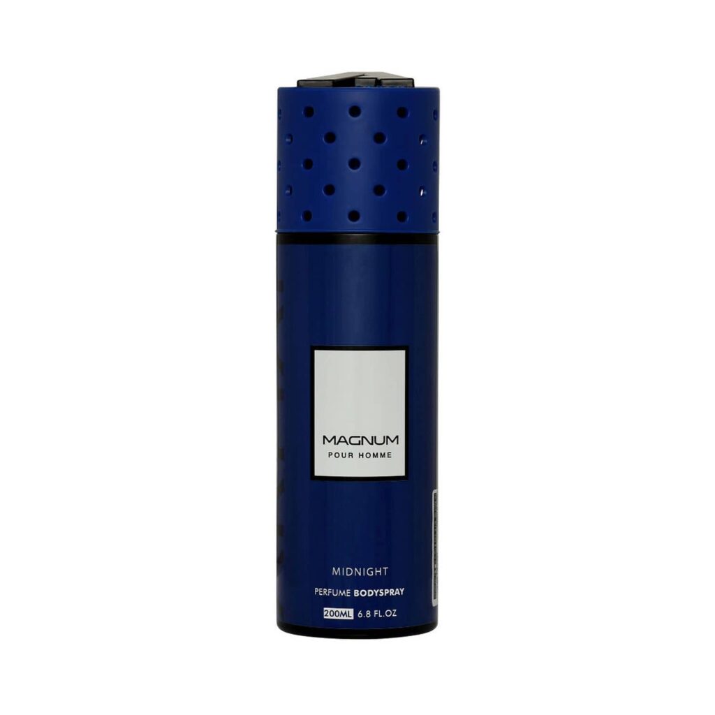 Armaf Magnum Pour Homme Midnight Perfume Body Spray (200ml) - Armaf