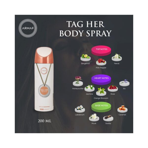 Armaf Tag Her Perfume Body Spray (200ml) - Armaf